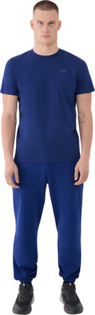 Koszulka męska 4F M2256 granatowa 4FWMM00TTSHM2256 031S