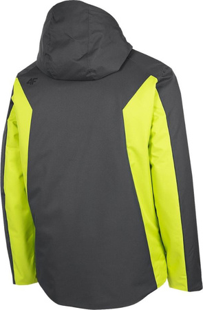 Kurtka narciarska męska 4F szaro-zielona H4Z22 KUMN002 22S