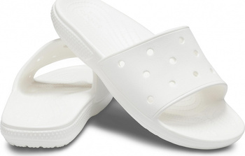 Klapki damskie Crocs Classic Slide białe 206121 100