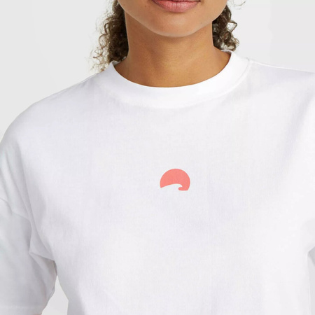 Damska koszulka z krótkim rękawem O'neill WOW T-SHIRT snow white rozmiar S