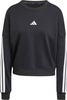 Bluza damska adidas Essentials 3-Stripes French Terry czarna JE0016