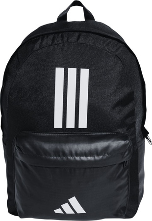 Plecak szkolny miejski sportowy Classic 3-Stripes czarno-biały JD9563