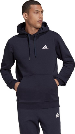 Bluza męska adidas Essentials Fleece Hoodie granatowa H12216