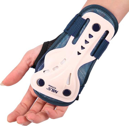 Zestaw ochraniaczy dla młodzieży na rolki deskorolkę hulajnogę Nils Extreme H727 różowe rozmiar L