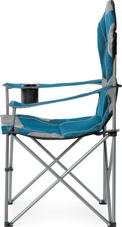 Krzesło fotel turystyczny składany Nils Camp NC3080 turkusowy 95x110x50cm