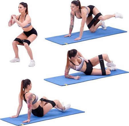 Guma do ćwiczeń regulowana HMS HBR10