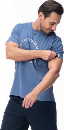 Męska Koszulka Z Krótkim Rękawem Olen black/yarrow rozmiar M