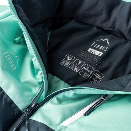 Damska kurtka narciarska ocieplana zimowa membrana 10000mm Elbrus Estella W rozmiar XS