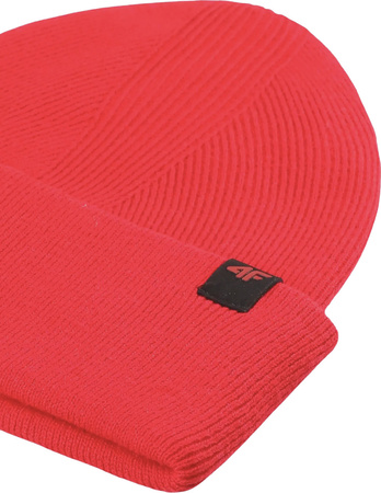Czapka zimowa ciepła 4F U556 czerwona 4FWAW25ACAPU556 62S