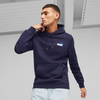 Bluza męska Puma ESS  2 Col Small Logo Hoodie FL granatowa 674471 06
