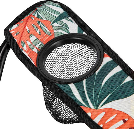 Krzesło fotel turystyczne składane Nils camp NC1625 liście 80x80x47cm