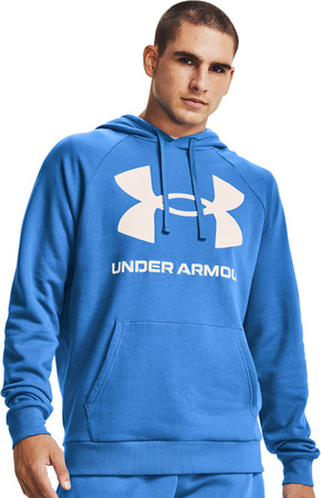 Bluza męska Under Armour Rival Fleece Big Logo HD niebieska 1357093 787