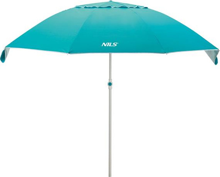 Parasol plażowy xl 220 cm Nils nc7822 turkusowy