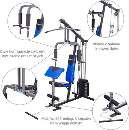 Atlas treningowy siłownia do ćwiczeń One Fitness Hektor 3