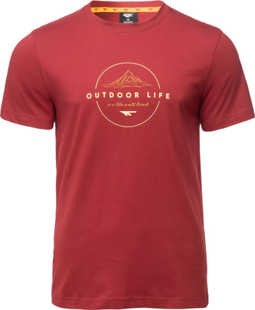 Męska koszulka z krótkim rękawem Hi-tec HOGAN rozmiar XXL