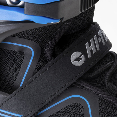 Łyżworolki męskie Hi-tec ABEC-7 czarno-niebieskie rozmiar 40