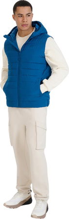 Kamizelka męska 4F M192 niebieska 4FWSS25TVJAM192 46S