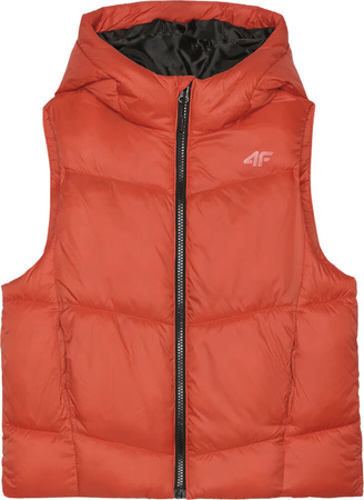 Kamizelka dla chłopca 4F M134 pomarańczowa 4FJWAW24TVJAM134