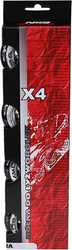 Kółka Nils Extreme PU 70x24 82a czarne 4 sztuki