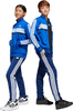 Dres dla dzieci adidas Seasonal Essentials Tiberio 3-Stripes niebieski JC7518