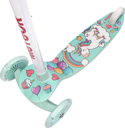 Hulajnoga Meteor trójkołowa Funny miętowa 17749