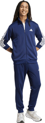 Dres męski adidas Sportswear Basic 3-Stripes French Terry granatowy KB7656