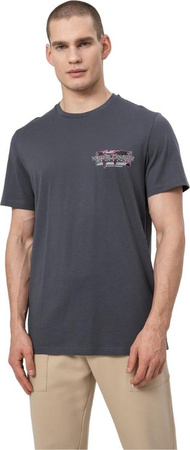 Koszulka męska 4F antracyt H4Z22 TSM030 22S