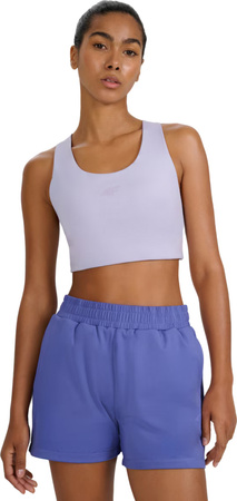 Stanik sportowy 4F F225 jasnoniebieski 4FWAW25USBAF225 34S