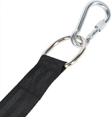 Zestaw lin pasy hamak huśtawka Nils camp nc1722 mocne czarne