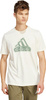 Koszulka męska adidas Growth Badge Graphic kremowa IS2873