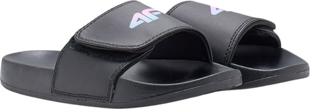 Klapki dla dziewczynki 4F F013 czarne 4FJRMM00FSLIF013 20S