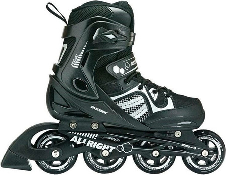 Łyżworolki regulowane rolki Allright Dynamic ABEC-9 koła 84mm rozmiar 43-46