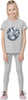 Legginsy dla dziewczynki 4F szare HJL22 JLEG004 27M