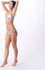 Damska góra stroju kąpielowego Aquawave LATINA TOP WMNS aqua leaves print rozmiar XL