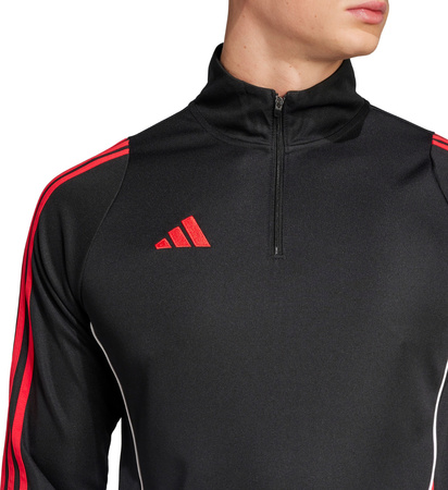 Bluza męska adidas Tiro 24 Training Top czarno-czerwona JN4565