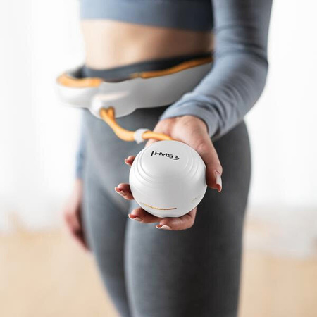 Zestaw Hula hop magnetyczny z licznikiem pas wyszczuplający HMS 71 - 106 cm