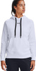 Bluza damska Under Armour Rival Fleece HB Hoodie biała 1356317 100
