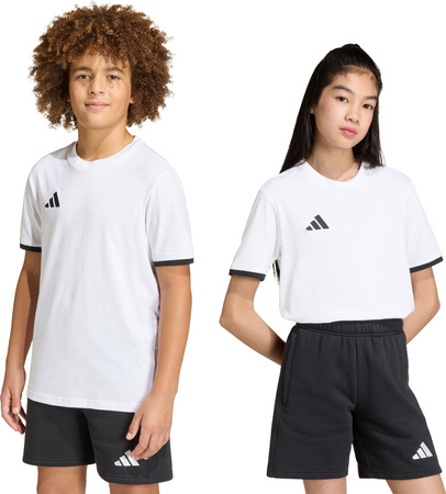 Koszulka dla dzieci adidas Entrada 26 Tee biała JZ6670