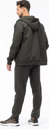 Męskie spodnie dresowe bawełniane mikropolar Hi-tec Hanqu rozmiar XXL