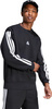Bluza męska adidas Essentials 3-Stripes Fleece czarna JE6304