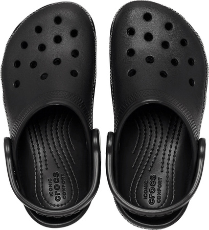 Chodaki sandały klapki dla dzieci Crocs Kids Classic Clog czarne 206991 001