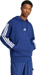 Bluza męska adidas Essentials 3-Stripes French Terry granatowa JD1872