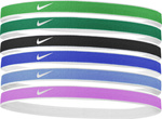 Opaska Swoosh Sport Headbands 6 Pk Tipped  fiery red/white/french blue rozmiar L