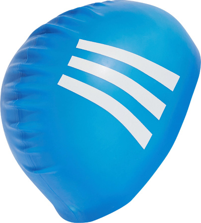 Czepek pływacki dla dzieci adidas 3-Stripes Swim niebieski IA8304