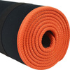 Mata do ćwiczeń Profit 180x60x0,6cm czarno-pomarańczowa DK 705