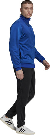 Dres męski adidas Primegreen Essentials Small Logo niebiesko-czarny HE1882