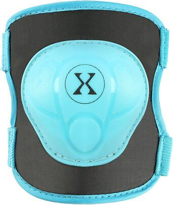 Zestaw ochraniaczy kolana łokcie nadgarstki na rolki deskorolkę hulajnogę Nils Extreme H704 niebieski rozmiar M