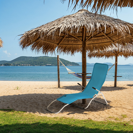 NC3017 LEŻAK TURYSTYCZNY/PLAŻOWY TURKUSOWY NILS