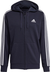 Bluza męska adidas Essentials Full-Zip Hoodie granatowa GK9033