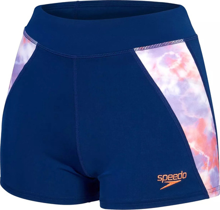 Damski strój kąpielowy Speedo PNL PRT SP SHORT AF ammonite/soft coral/miami lilac rozmiar S